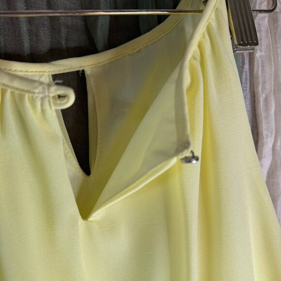 Blue Rain Wedding Guest Dress (Yellow) Size M - Picture 5 of 10